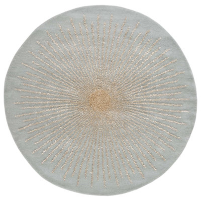 Soho Hand Tufted Wool, Viscose, And Cotton With Latex Abstract Rug