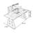 Walnut Rectangular Solid Wood Standing desk-1755289179