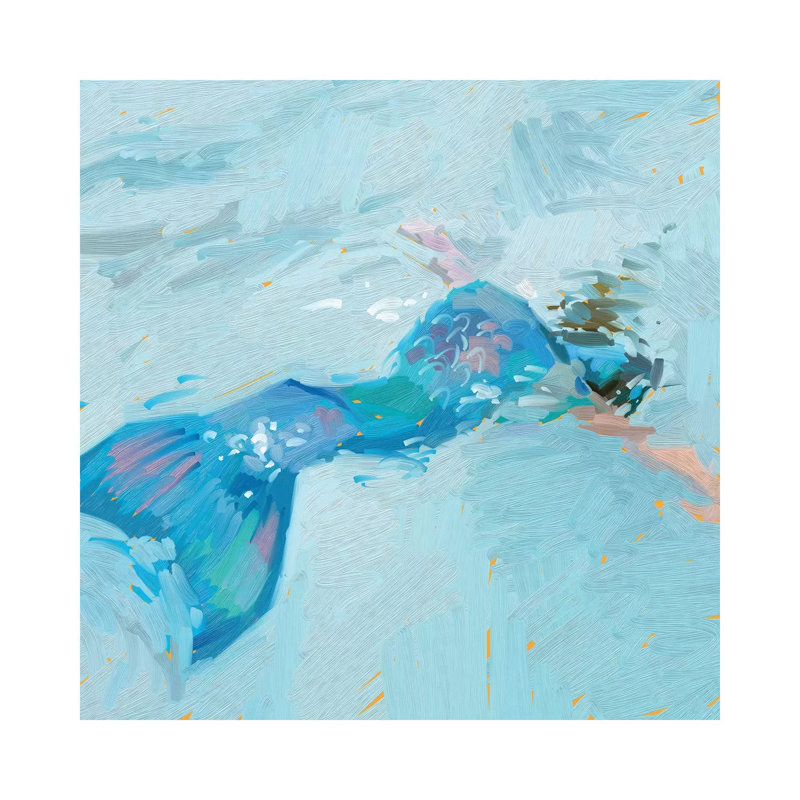 Mermaid Visions by Teddi Parker - Wrapped Canvas Gallery-Wrapped Canvas Giclée, 45.72 cm H x 45.72 cm W