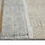 Tapis brun vieilli 7 pi x 10 pi à motif géométrique tissé à plat à la main avec franges
