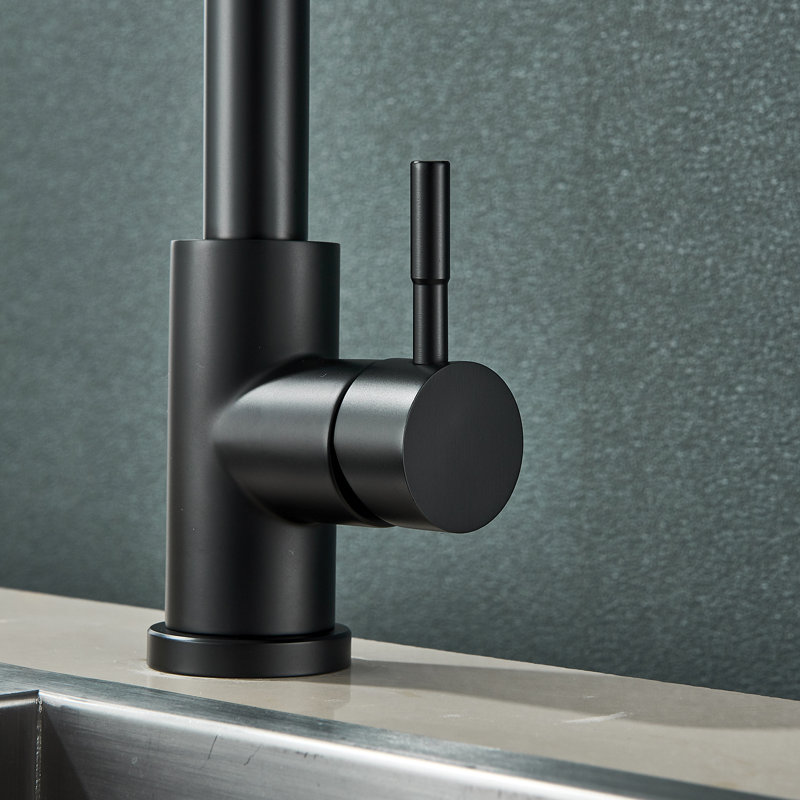 Robinet de cuisine AlenArtWater, Noir mat