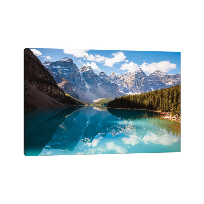 Moraine Lake And The Ten Peaks I by Matteo Colombo - Wrapped Canvas Print, 152.5 cm H x 101.5 cm W