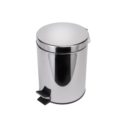Metal Step On Kitchen Trash Can - 5L