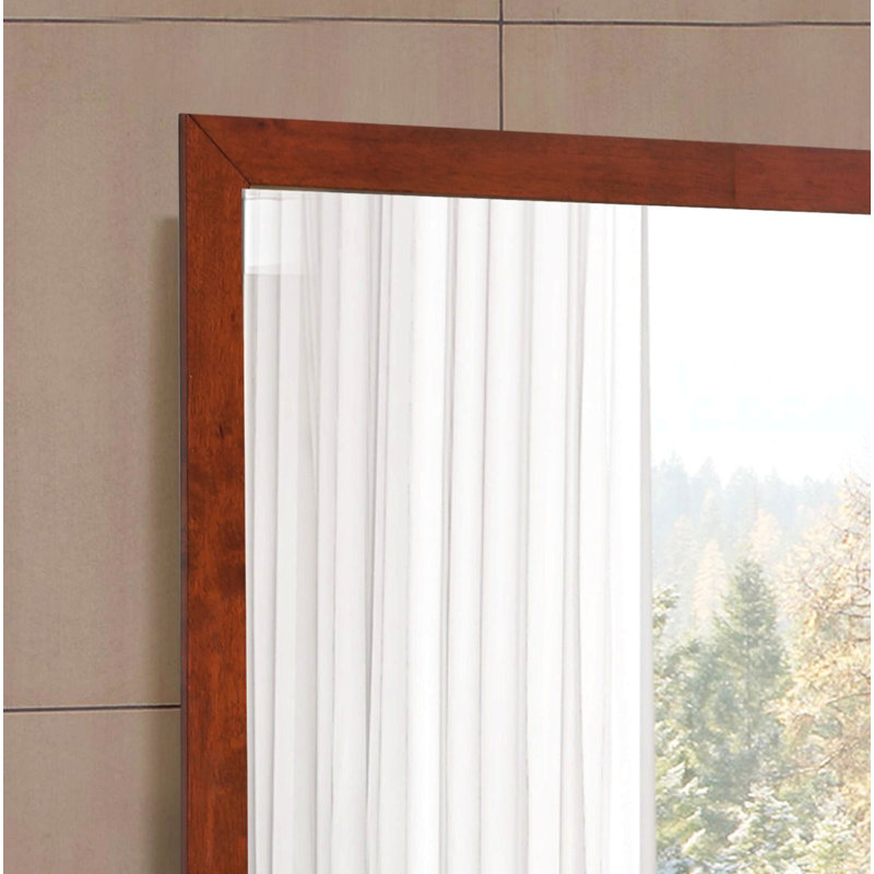 Miroir, décor de chambre à coucher, cerise