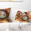 Coussin lombaire à peinture abstraite People and Time