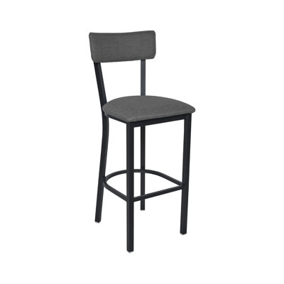 Bristol Upholstered Counter Stool with Metal Frame