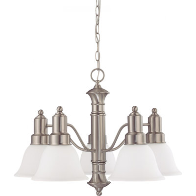 Mayhugh 5 - Light Dimmable Classic / Traditional Chandelier