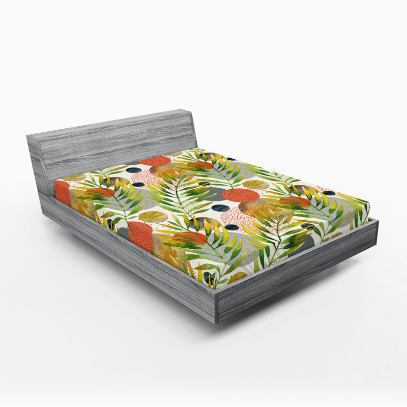 Drap-housse Ambesonne Exotics Vibe, Drap-housse très grand californien
