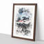 Mountain Below the Clouds - Framed Print-56741491-56741492