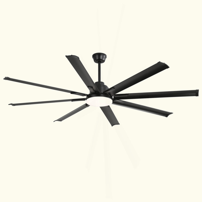72 Inch Modern Large Design Ceiling Fans With Smart Remote Control 6 Wind Speed DC Motor For Living Room