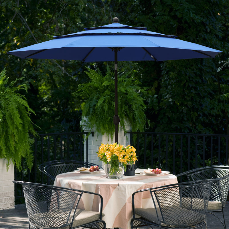 305cm Tilt Parasol, Blue