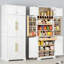 Garde-manger Farmhouse avec 8 tablettes de porte
