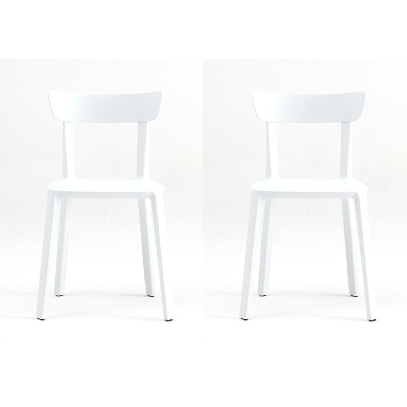 Cadrea Side Chair, White