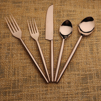 Bronze Lori PVD 5 pièces Ensemble de couverts (service pour 1 personne)