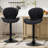 Upholstered Swivel Adjustable Height Bar Stool,PU Leather Counter Stool-547481491