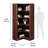 Miscellaneous Storage 5-Shelf Corner Bookcase In Select Cherry-121168082