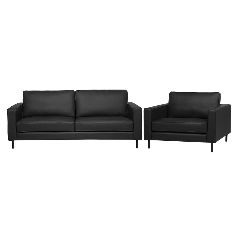 Allegro 2 - Piece Living Room Set, Black
