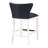 Upholstered Counter Stool with Solid Wood Frame