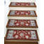 Tapis d'escalier à motif floral sur mesure de haute qualité Veronica par Inches-163873121