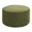 Velours côtelé velours côtelé, ton olive, style rond avec texture lisse et confort, P 29,89 po, idéal pour un décor moderne, revêtement de conception élégante, fabrication en contreplaqué, largeur de 16,73 po de largeur-547436156
