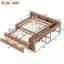 Caja pleine grandeur avec lit gigogne et tiroirs de rangement-99452256