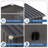 Outdoor Steel Storage Shed with Window-102025174