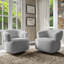 Fauteuil demi-tonneau rotatif Modern