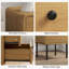 40cm W Manufactured Wood Bedside Table