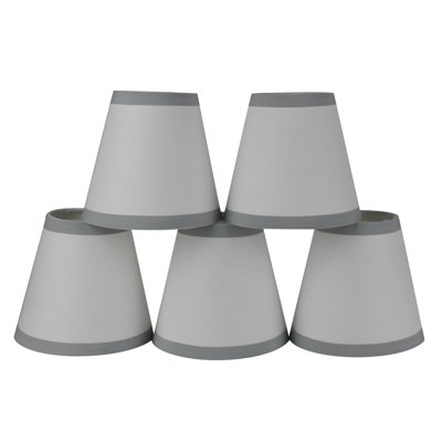 4.5'' H Cotton Empire Candelabra Shade