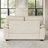 58.66" Leathaire Loveseat with 2 Accent Pillows for Living Room-116620144