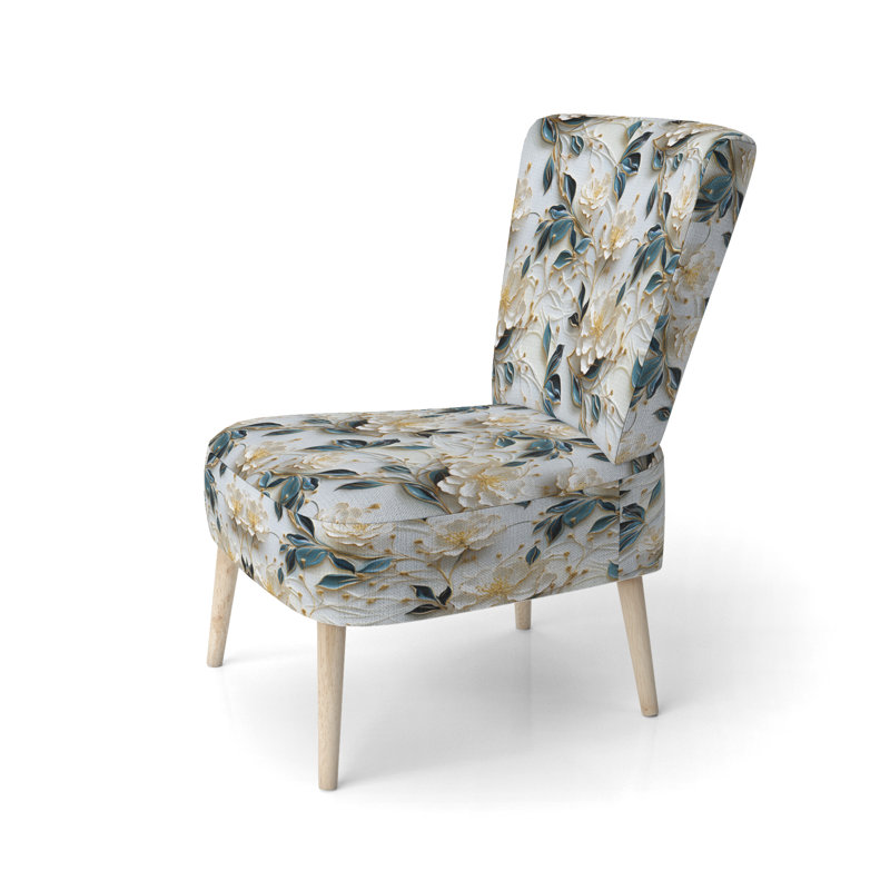 Chaise d'appoint rembourrée Oriental Elegance