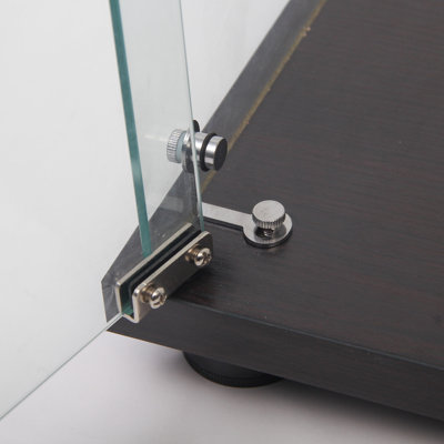 Vitrine à deux portes avec 5 tablettes
