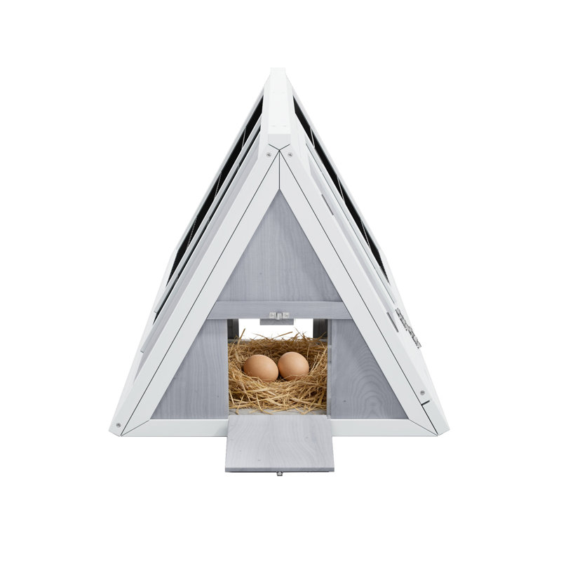 Huche triangulaire 3 portes en bois avec plateau et treillis métallique, 3 portes, blanc