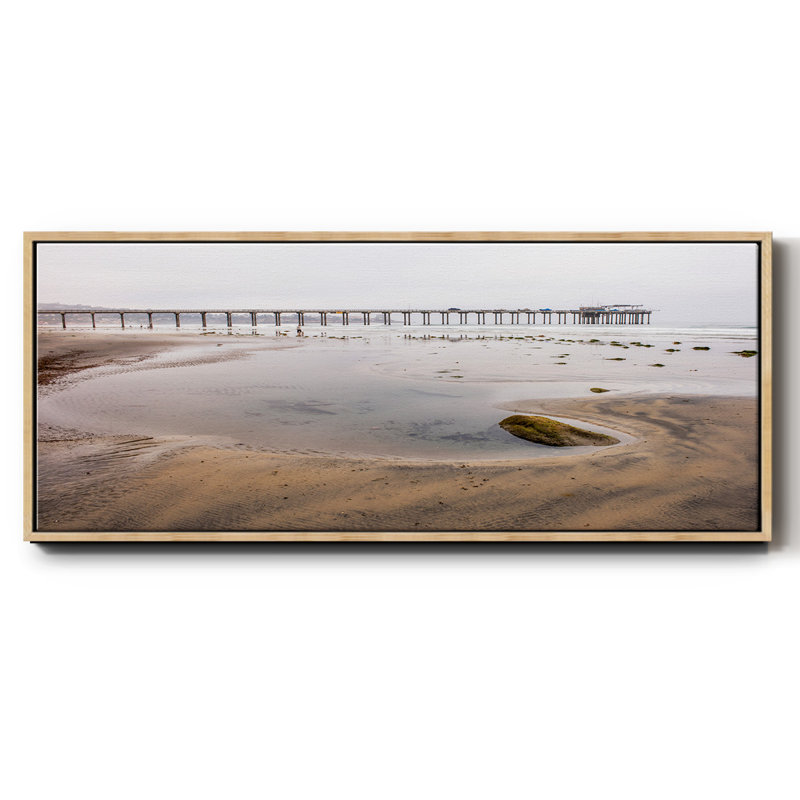 Scripps Pier - Toile encadrée, H 8 po x l 20 po
