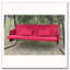Balancelle d'extérieur en métal avec coussin réglable et baldaquin 3 places