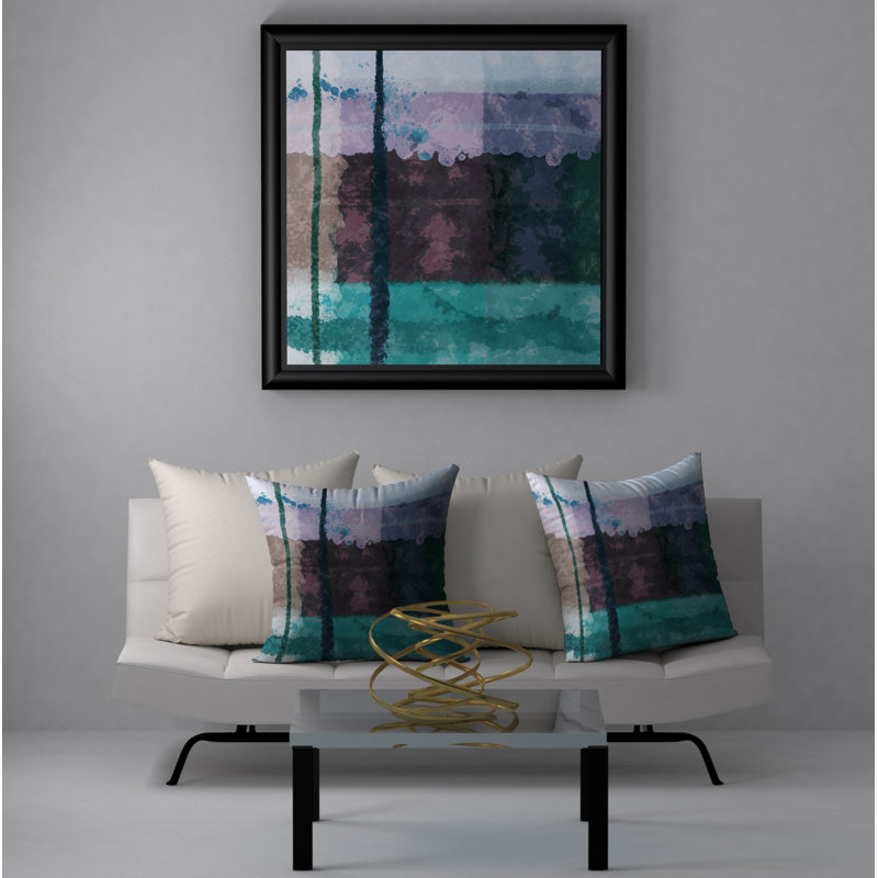 Housse de coussin carrée/insert, 18 po x 18 po