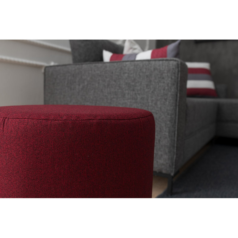 Tabouret d'appoint Houseknecht, Rouge Bordeaux