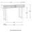 2-Drawer Console Table