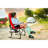 Heavy Duty Camping Directors Chair - Oversized Portable Folding With Side Table For Backyard Red Lawn, Picnic, Fishing-1361837837