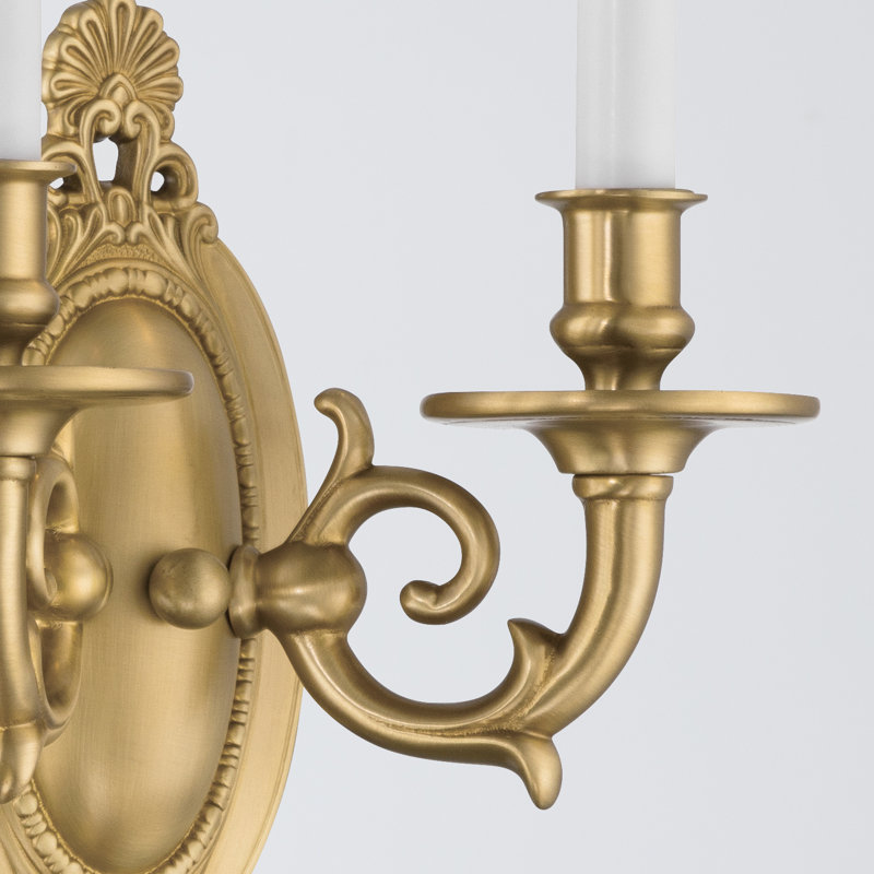 Akeley 9.5'' Aged Brass Sconce