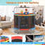 Trampoline multifonctionnel pour enfants | Transat intérieur 60 "| Cadre en acier haute résistance | Capacité de 500 lb | Trampoline rouge et noir avec hamac, panier de basketball et sac de boxe-120339085