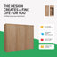 36" Wall Mounted Required Linen Cabinet with 3 Soft Close Doors-107134985