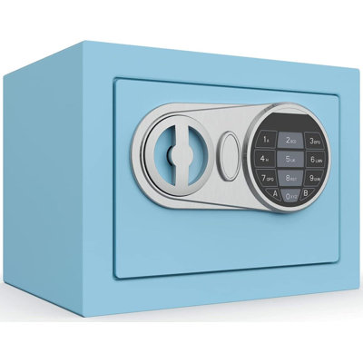 Kids Mini Safe Small Cash Box –  Money Security Safe With Keypad & Key