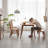 Natural Oak Wood For Dining Bench Table Bench For Living Room-694423189