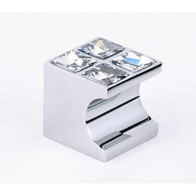Swarovski Crystal Square Knob