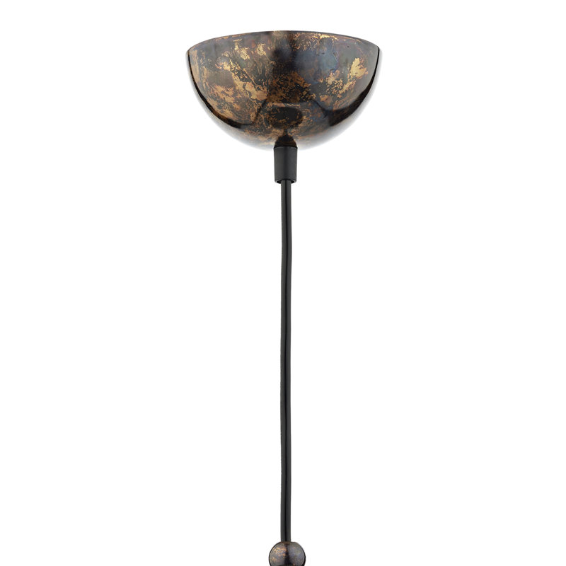 Zakhar 1 - Light Bronze/Black Dome Pendant