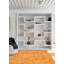 Tapis orange à transition de couleur 5 pi 3 po x 9 pi 6 po
