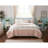 6 Piece Cotton Percale Quilt Set With Throw Pillows Blush King/Cal King-117492962-117492968