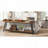 70.9" Extra Long Industrial Console Table – Rustic Brown