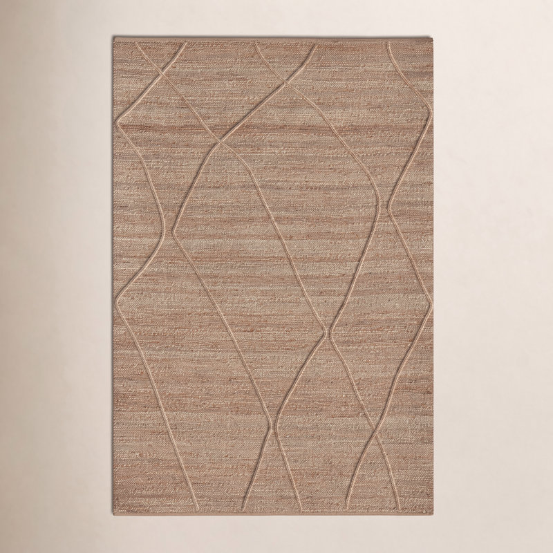 Tapis naturel fait à la main Albemarie, Rectangle 2 pi 3 po x 3 pi 9 po